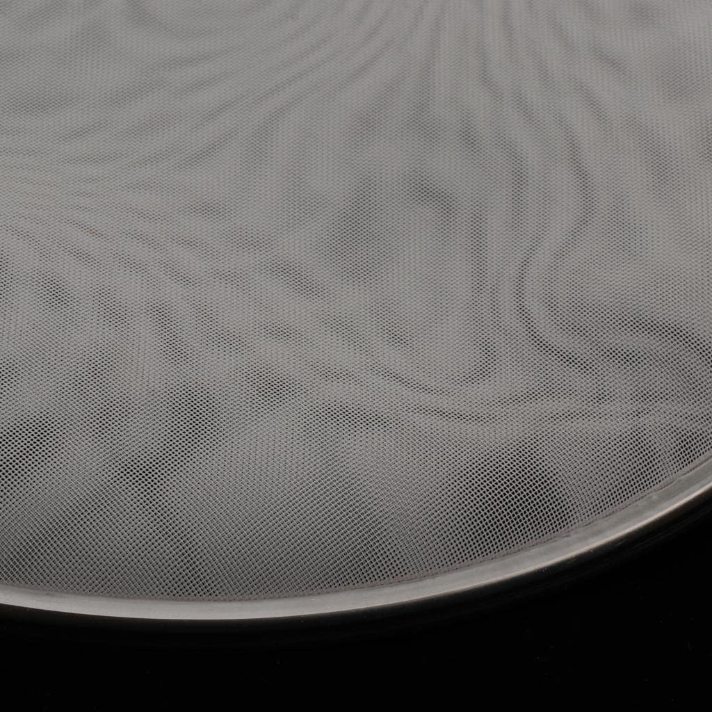 GZYF 2Ply Practice Mesh Silent Drum Head White for Beginners Students Learning, 16inch