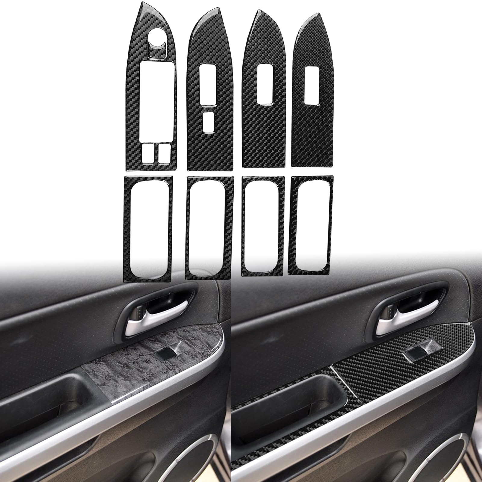 Amazon.com - Real Carbon Fiber Car Door Glass Lifting Control