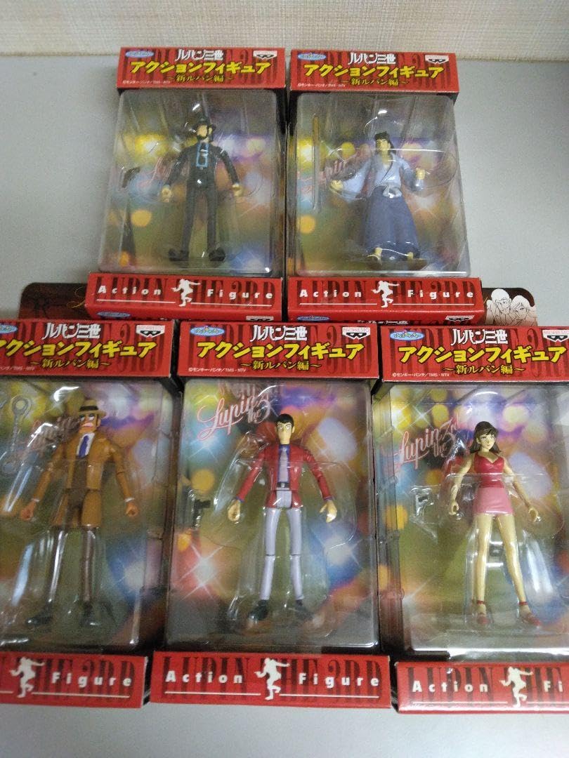 Amazon | ルパン三世 アクションフィギュア 新ルパン編 全5種類セット