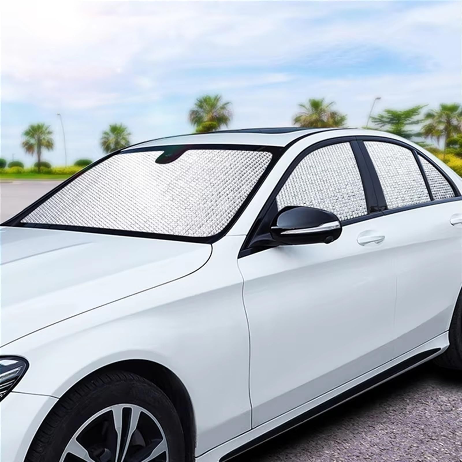 Protector Solar Coche Para Chery Para Omoda 5 2022 2023 Parasol Coche Protección UV Cortina Parasol Visera Cubierta Parabrisas Delantero Accesorio Protección Privacidad Parasol Para Parabrisas Coche(R
