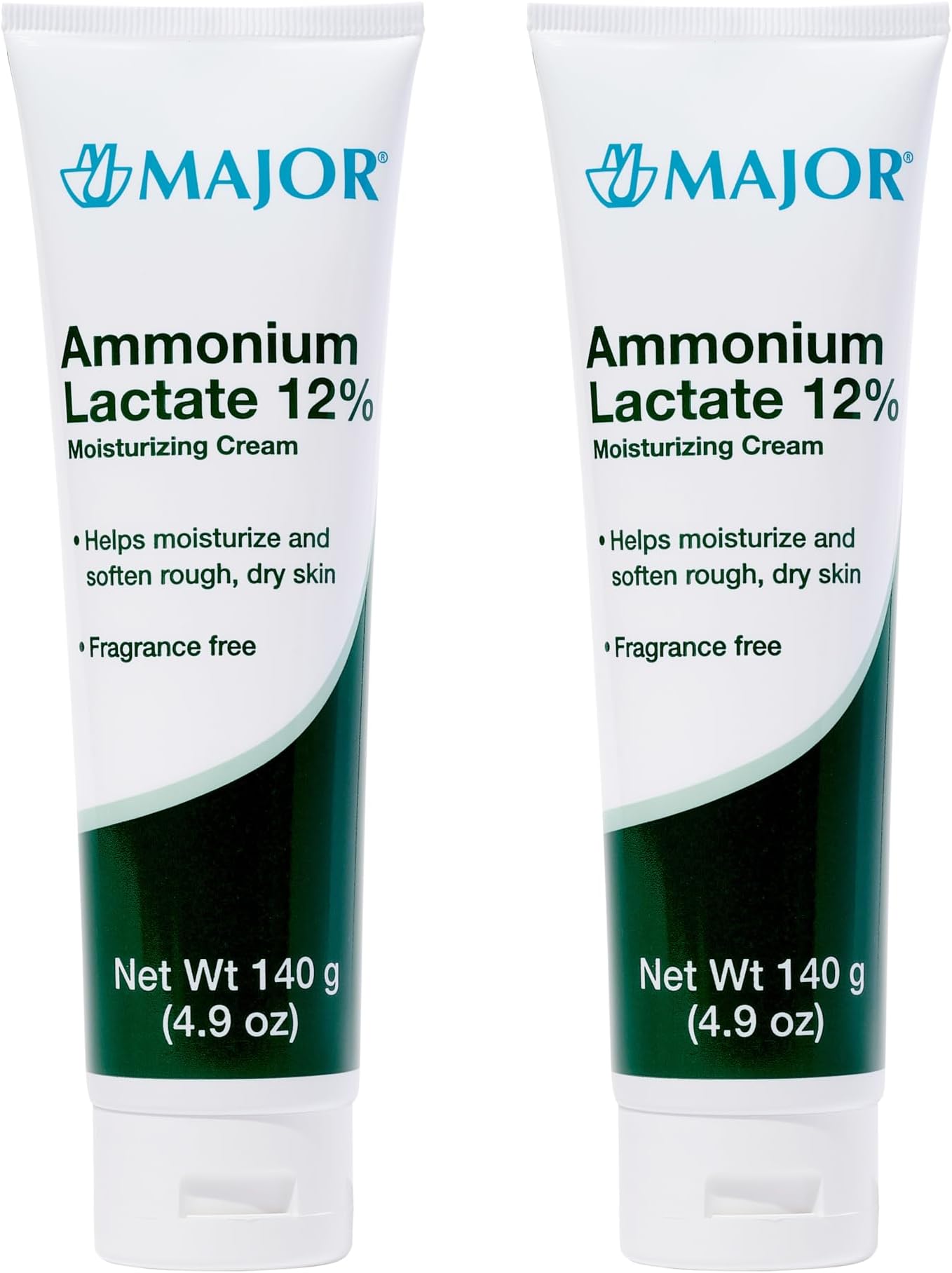 Ammonium Lactate 12% Moisturizing Cream - Lactic Acid Cream - Helps Hydrate, Soften, and Exfoliate Rough, Dry Skin - Fragrance-Free - 4.9 Oz. (2 Pack)