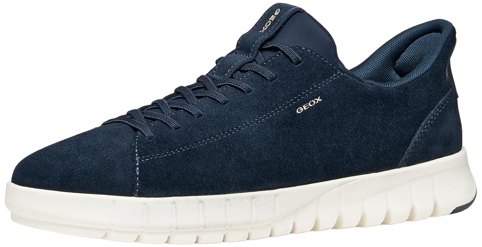 Geox - Men's Trainers - Suede - Navy - Size 10
