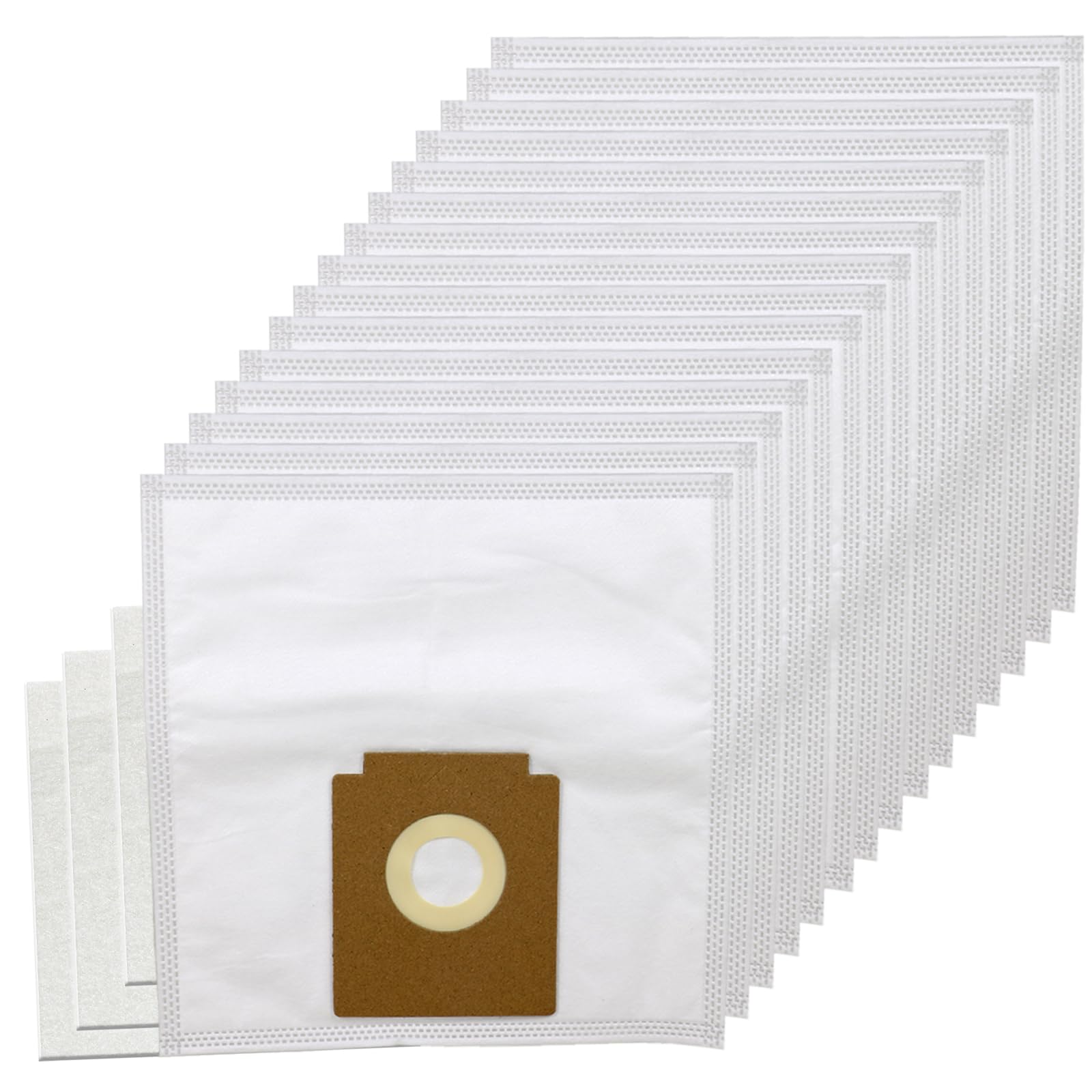 SPARES2GO SMS Microfibre Cloth Bags for Zanussi Compact Power ZAN3002, ZAN3002EL Vacuum Cleaner (Pack of 15)