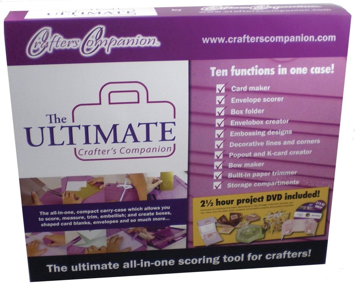 Cc International Ultimate Crafter's Companion Ultimate Tool -- 10 Paper Crafting Tools in a Convenient Carrying Case