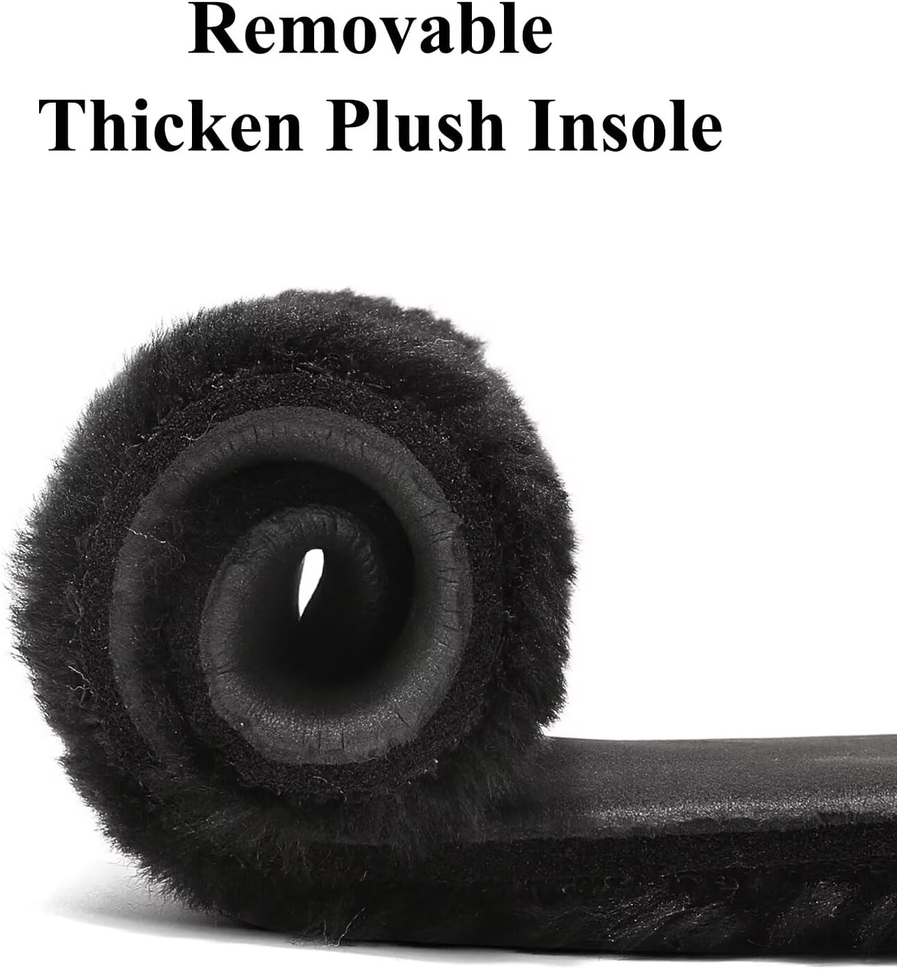 Haifago Women's Fur Boots Fluffy Furry Short Boot, Fashion Fuzzy Winter Warm Snow Booties for Shopping Travel - Image 6