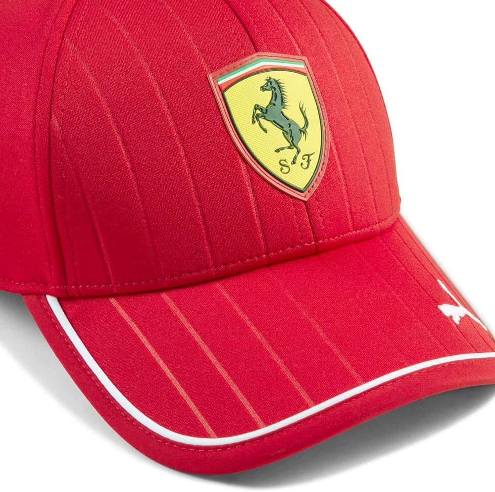PUMA Mens Scuderia Ferrari Replica Team Baseball Cap Casual - Red - Image 3