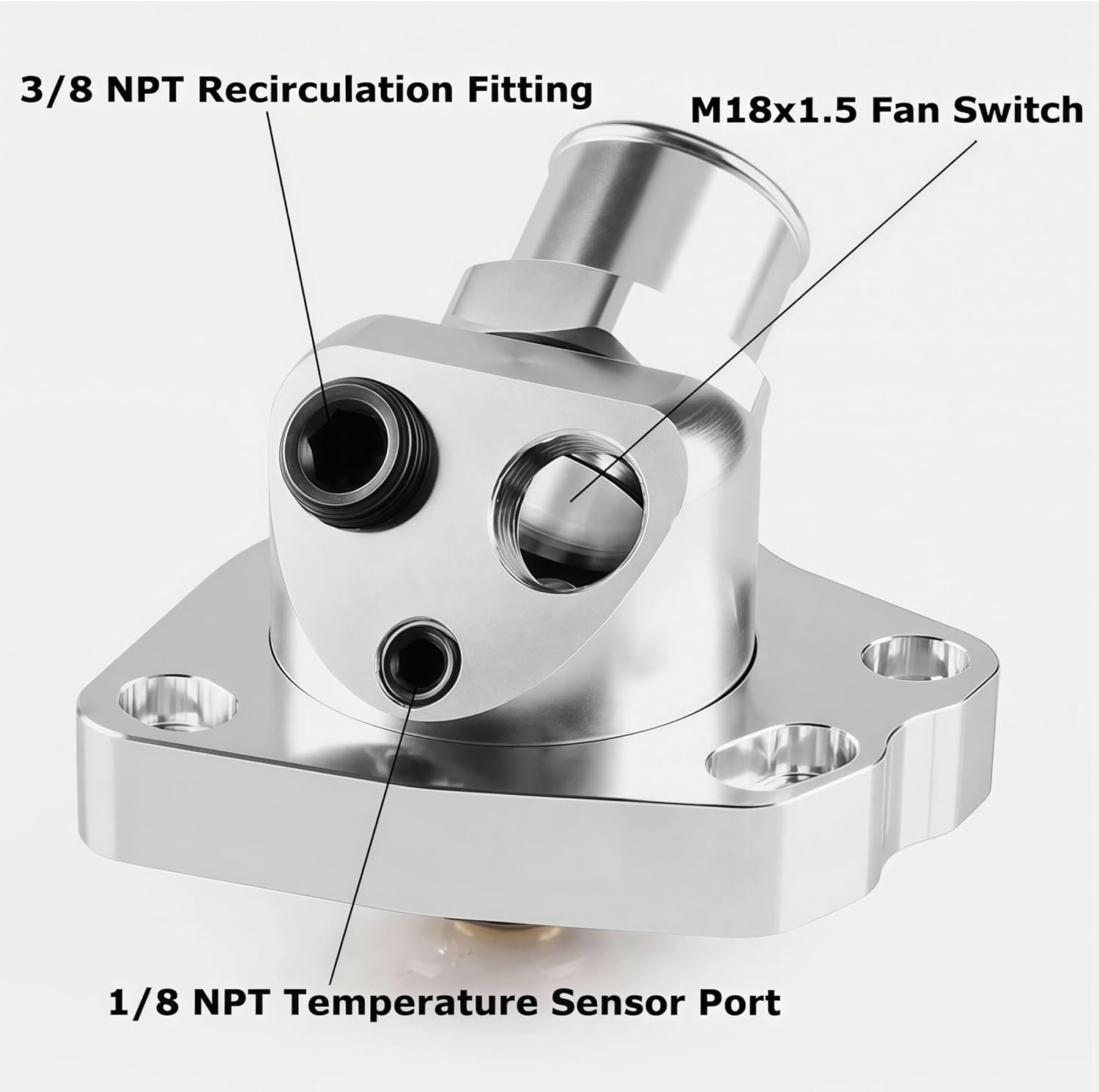 Swivel Neck Thermostat Housing Fit for K-Series K20 K24 Radiator Hose K Swap