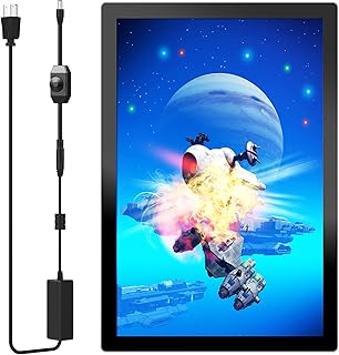 E-Hangsam 27x40 Inch LED Poster Frame - Wall-Mounted Lighted Movie Poster Frame with Dimmer On/Off Switch, Perfect for Displaying LED Posters and Lighted Movie Posters