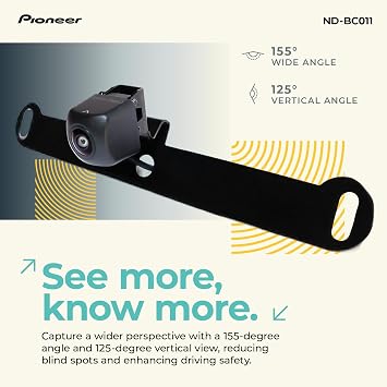 Pioneer ND-BC011 Rear View Backup Camera with Selectable Front View