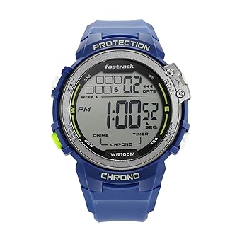 Fastrack Streetwear 2.0 Analog-Digital Gray Dial Mens Watch-38068PP02