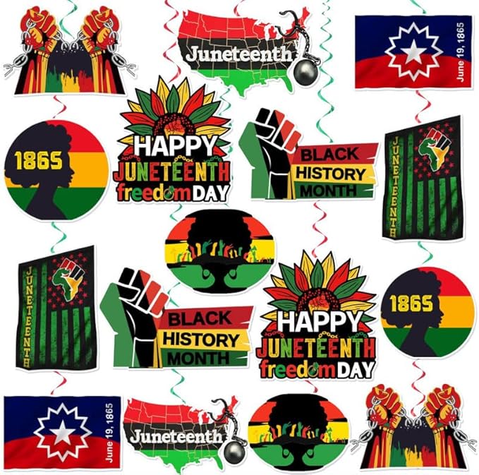 Decorations Hanging Swirls Happy