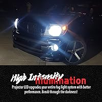 Vista 5 de Conjunto de luz antiniebla LED para Tacoma 2005-2011/Solara 2004-2006/Sequoia 2008-2015/Tundra 2007-2013- par, color negro