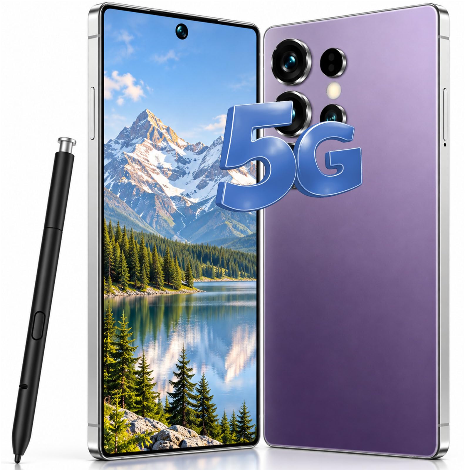 I25 Ultra 5G Unlocked Smartphone, 16GB RAM + 512GB Storage, 6.99" Large HD Display, Andro…