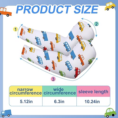 Miniatura 8 de Bonuci 12 pares de mangas para eccema para niños, mangas elásticas para brazos o piernas, mangas para brazos para niños pequeños, mangas contra