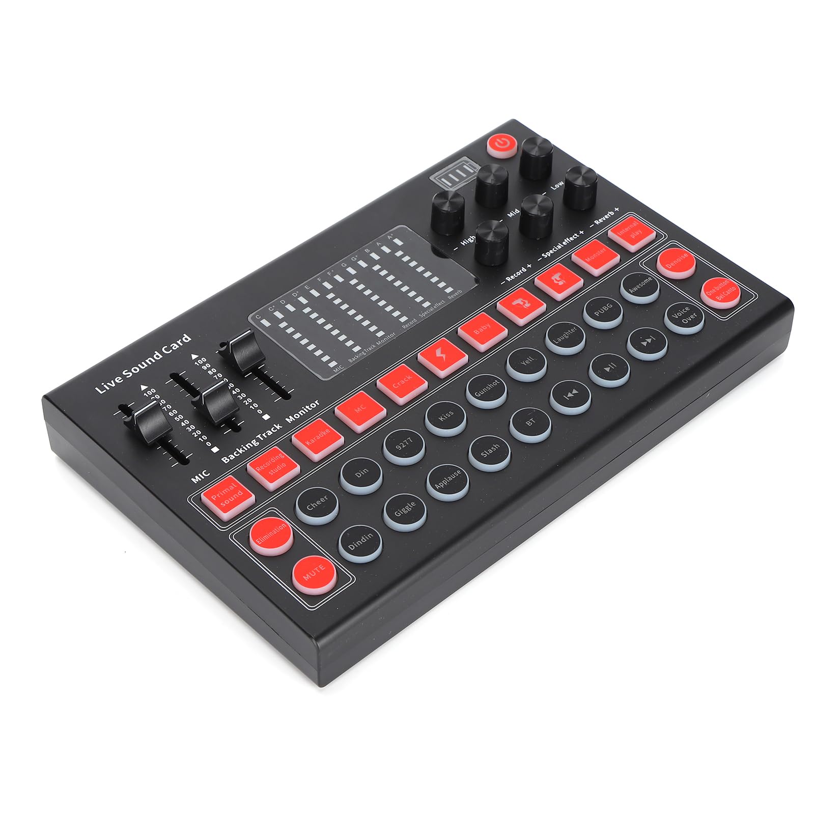 Cryfokt Set di Schede M9 con Segnale Stabile per Streaming Live, Regolazione Professionale della Sala, Interfaccia da 3,5 Mm, di Alta qualità per Software Vocale