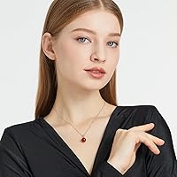 Vista 24 de Natural Jade Necklace for Women Sterling Silver Adjustable Handmade Green Jade Pendant Necklaces Healing Crystal Necklace Good Luck Gift for Her