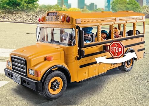 Miniatura 8 de Playmobil Autobús escolar con accesorios y 4 figuras