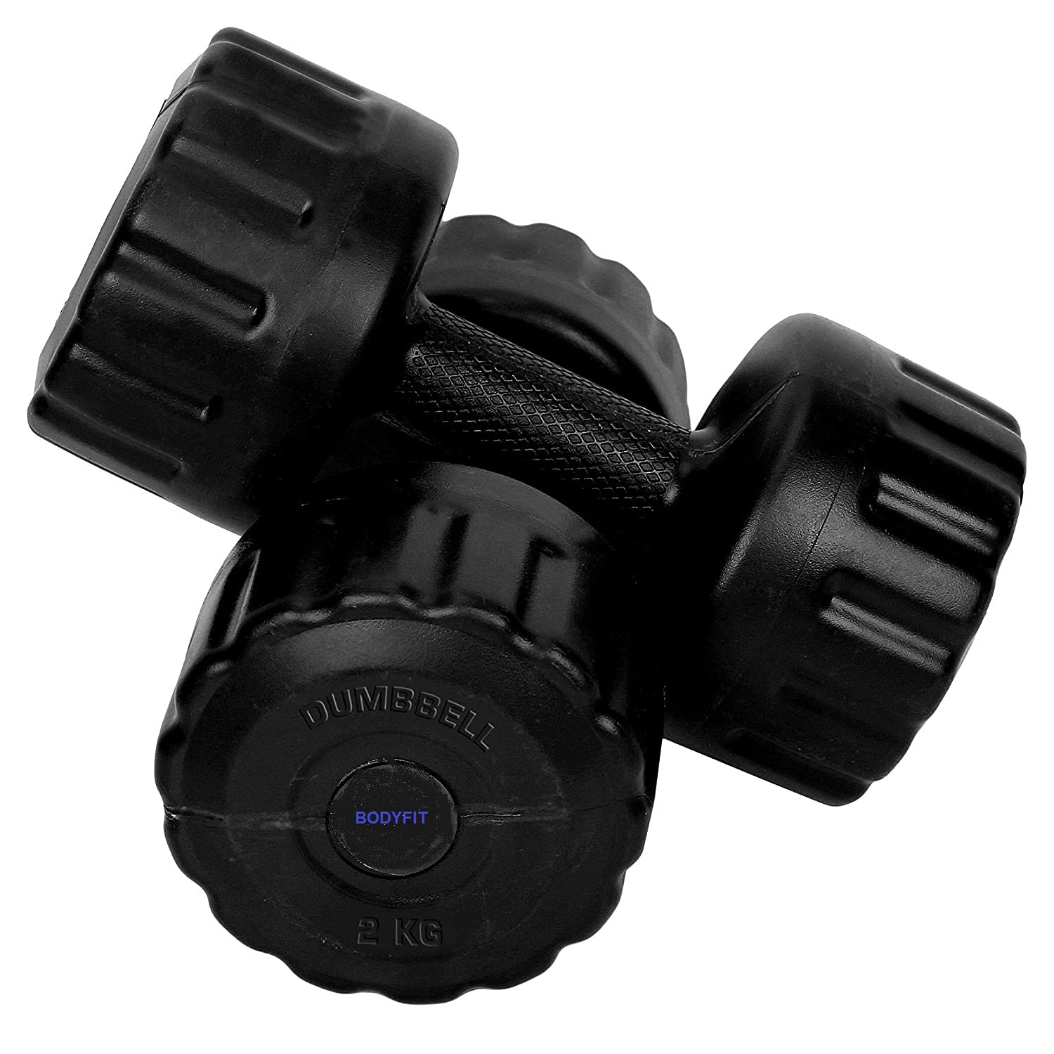 BODYFIT Set (1 Kg - 5 Kg) Black Weight Lifting Dumbbells Set, Fitness Exercise Set Unisex Body Workout. (4 Kg Set) (B09F6TJ3YZ) Amazon Price History, Amazon Price Tracker