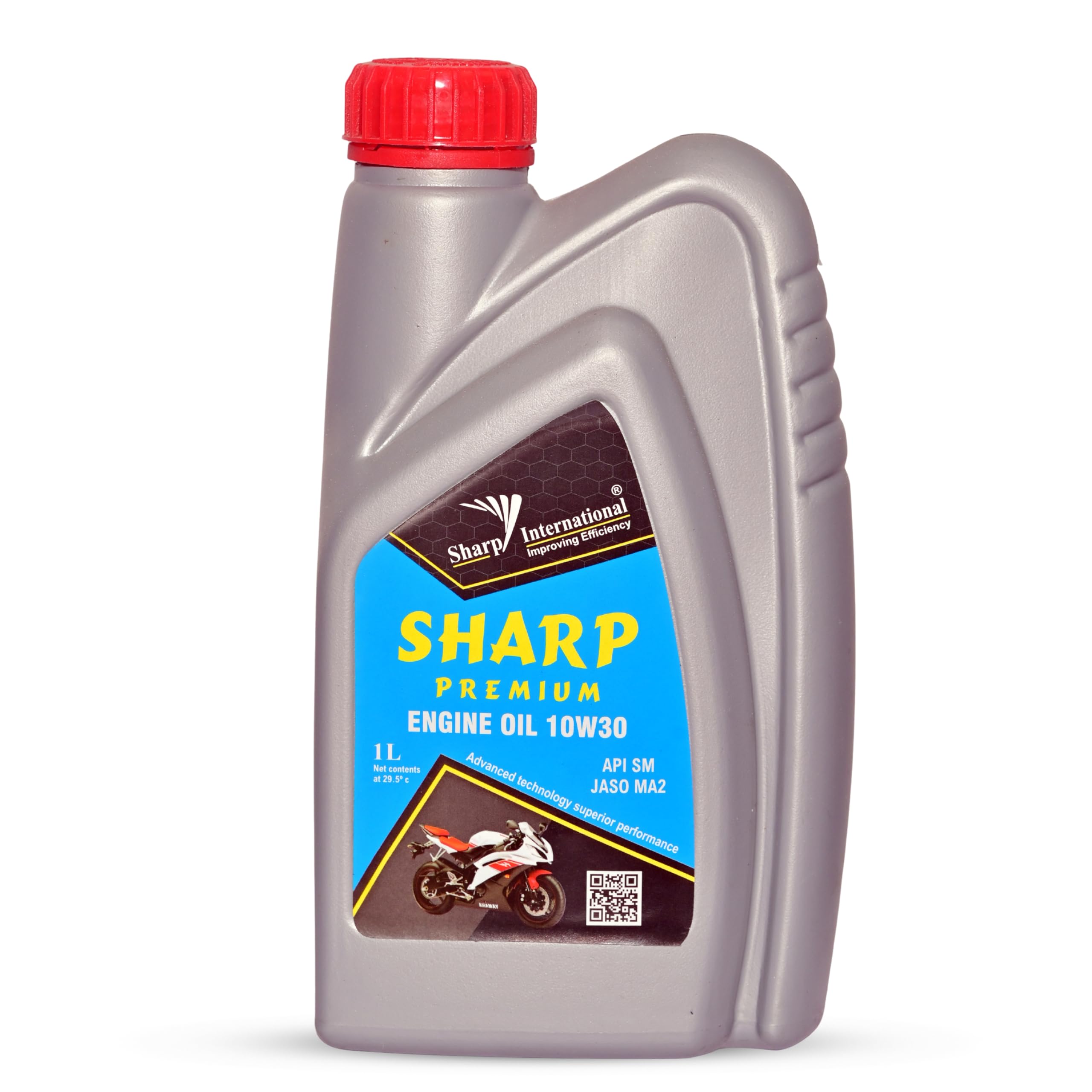 Sharp Premium 10W30 Motorcycle Engine Oil – 1 Litre | API SM & JASO MA2 Certified | High-Performance 4-Stroke Bike Engine Oil-image-38