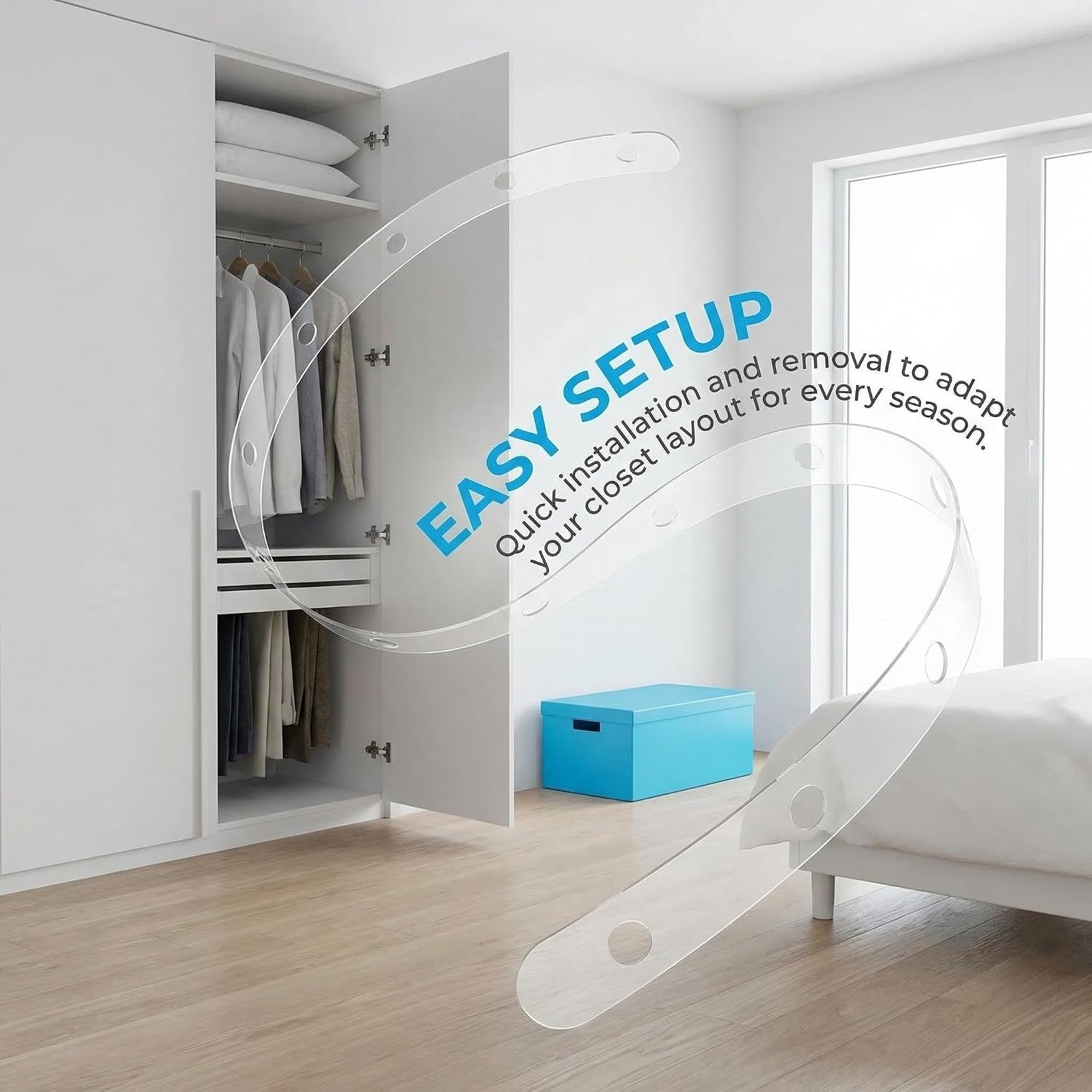 12pcs Heavy Duty Plastic Clothes Hanger Connector Hooks Space Saving Closet Organizer Strips for Vertical Clothing Display and Secure Garment Storage