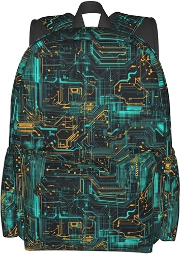 Miniatura 20 de Mochila famliihw para computadora portátil, mochilas multiusos, mochila de día para hombres y mujeres, para viajes y senderismo, Retro 80s 90s,