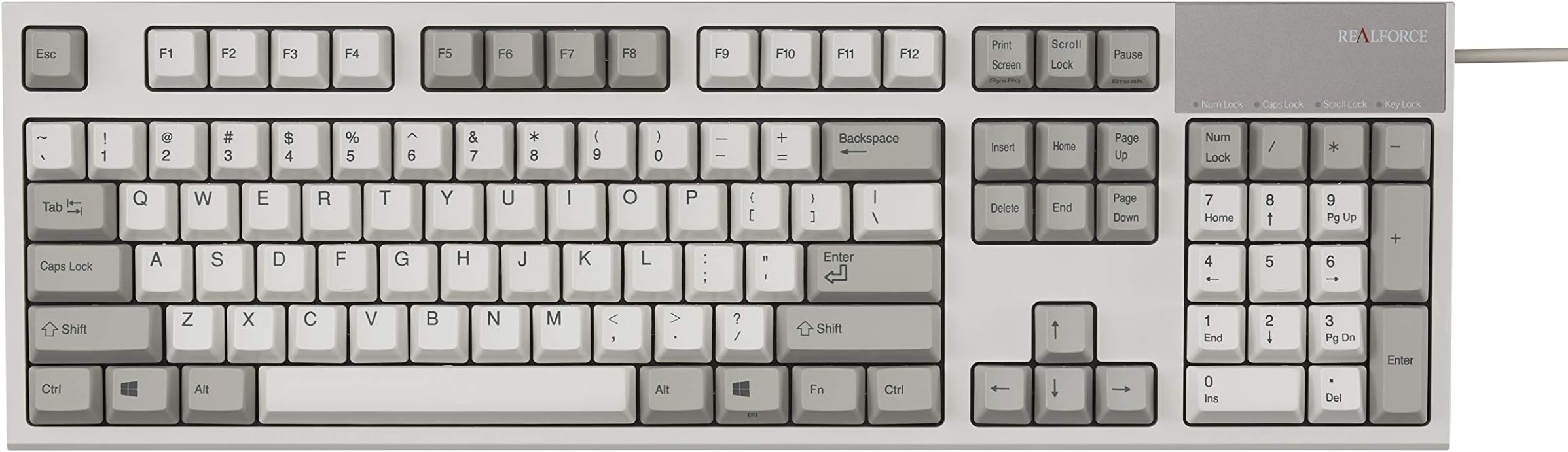 Realforce R2 Keyboard (Full, Ivory, 55G)