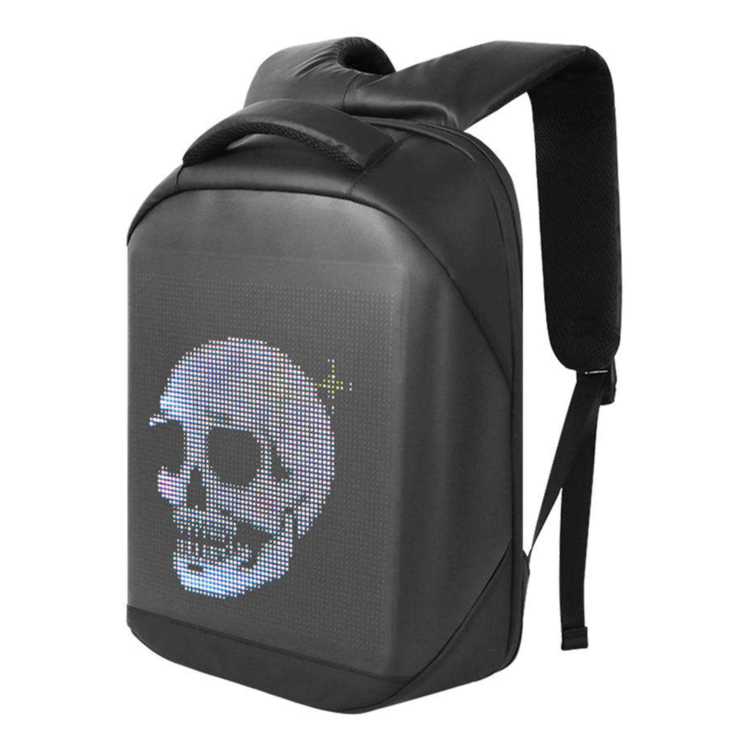 the classy concept LED Laptop Backpack - Stylish Illuminated Travel Bag for Men & Women, Tech & Everyday Use (BLACK)-picture-27