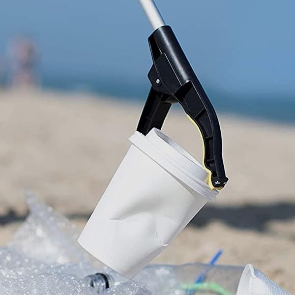 Straame Garden | Litter Picker Grab & Grip Reaching Litter Rubbish Pick Up Tool | Leaf Grabber Stick | Multiuse Grabber Light Items (Standard Pick Up Tool) - 5