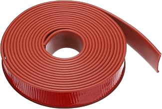 sourcing map Cinta de borde en forma de U de 101/64 pulgadas x 20 pies (40 mm x 6 m), cinta autoadhesiva de TPE flexible, protector de borde suave para reparación de muebles, gabinetes, mesas, color