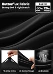 Willit Leggings d'entraînement pour femmes Gym Large Leg High Waisted Pas de couture avant Jambe droite Pantalon de yoga Buttery Soft