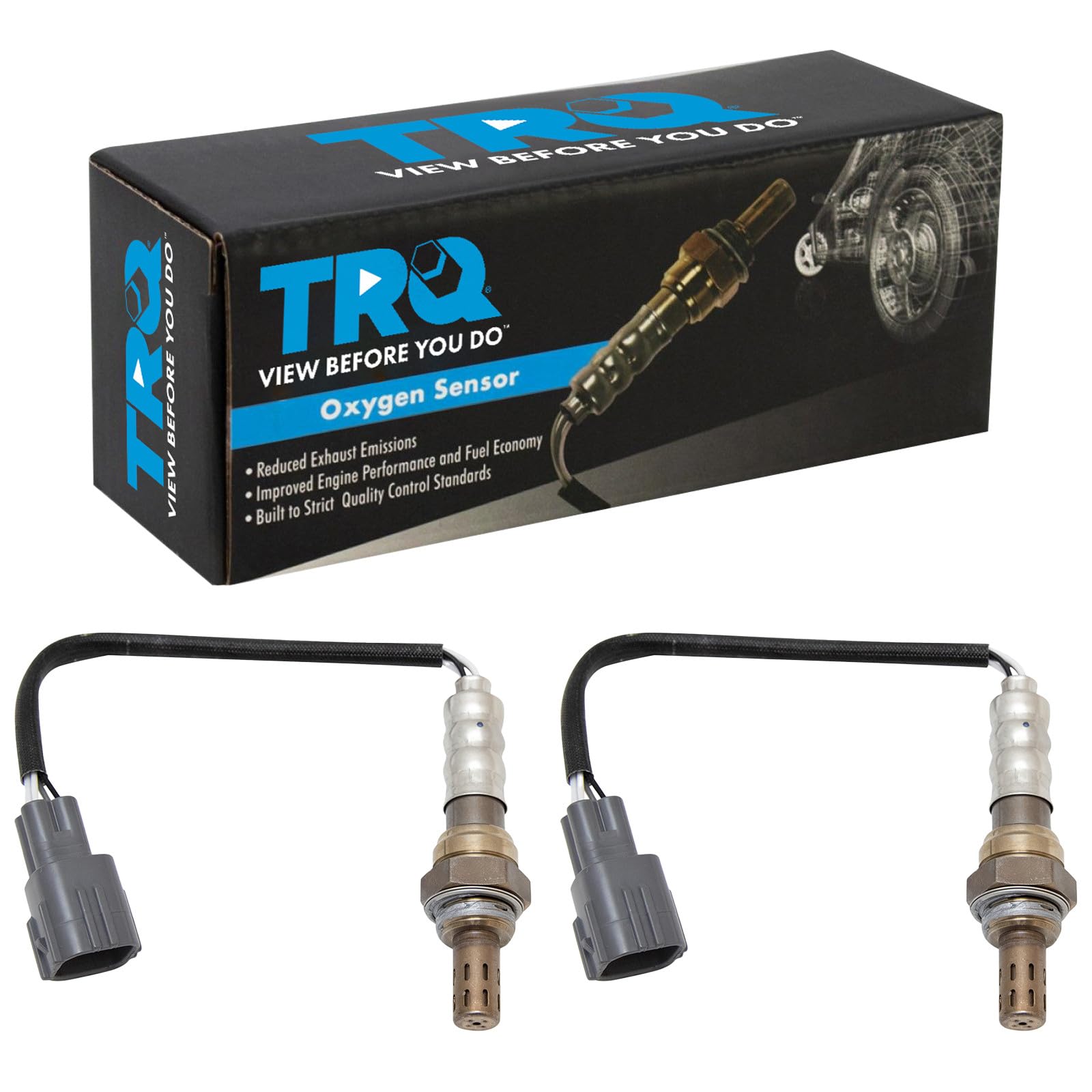 trq Downstream Oxygen O2 02 Sensor Pair Set of 2 for 12-14 Tacoma 4.0L V6-picture-30