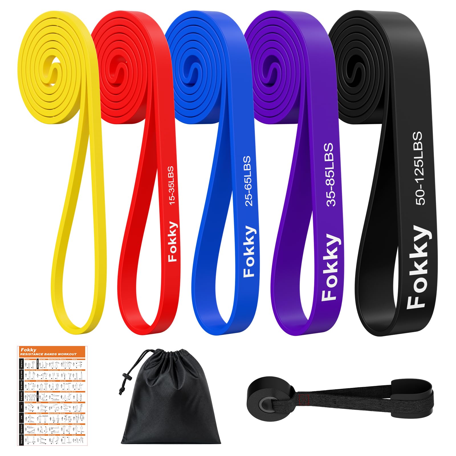 Fokky Fasce fitness a 5 livelli | fitness, allenamento