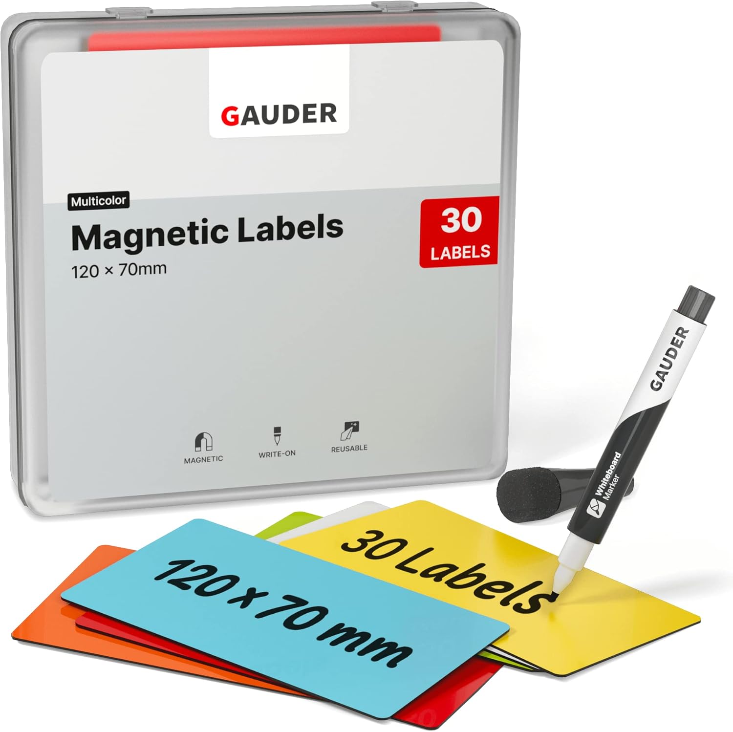 GAUDER Dry Erase Labels Labels to write on Dry