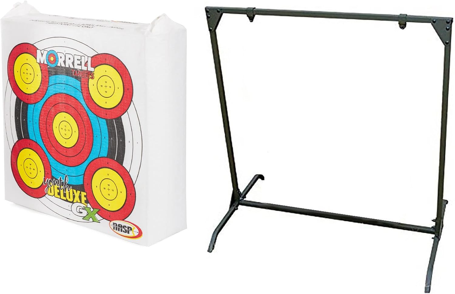Morrell Weatherproof Youth Deluxe GX Range NASP Field Point Archery Bag Target and HME Products Bowhunting 30 Inch Practice Shooting Bag Target Stand