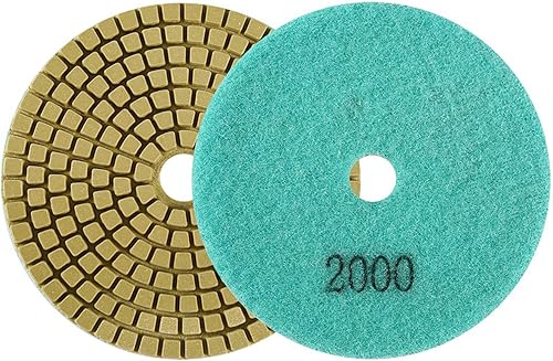 Miniatura 5 de Almohadillas de pulido de diamante, almohadilla de pulido húmedo y seco, disco de molienda de granito, herramientas de lijado de granito, kit de