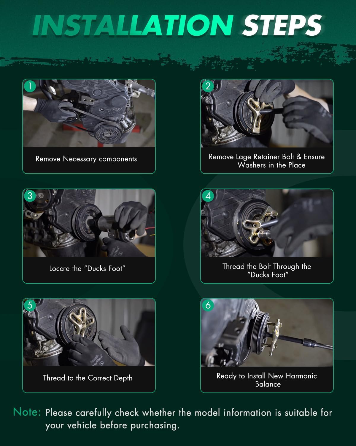 SCITOO Engine Harmonic Balancer Crankshaft Pulley 2006-2007 for Honda for Accord 2.4L,2007-2011 for Honda Element 2.4L 2.4L 594-430,13810RAAA11