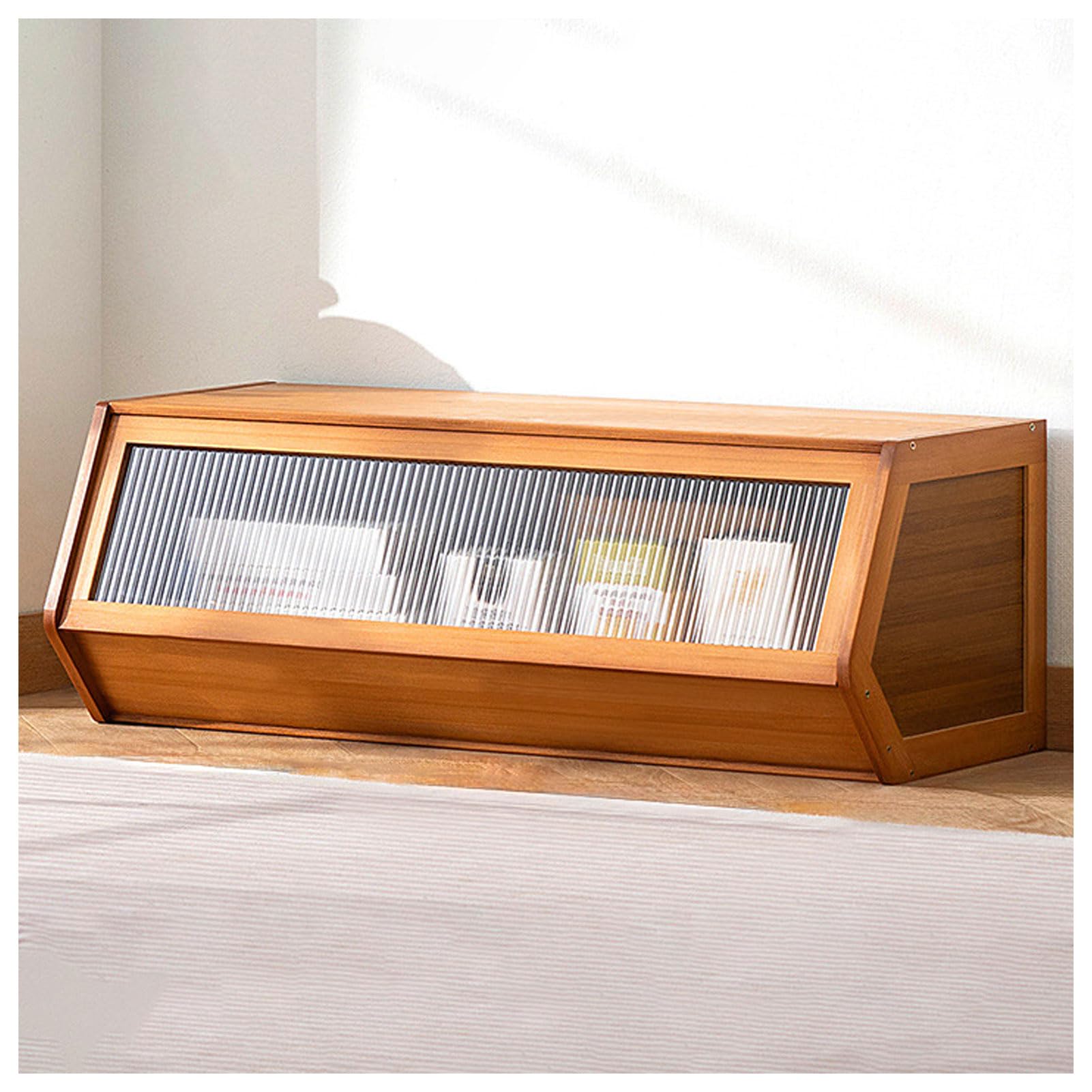 Organiseur de rangement bois pour placard cuisine et garde-manger modulable