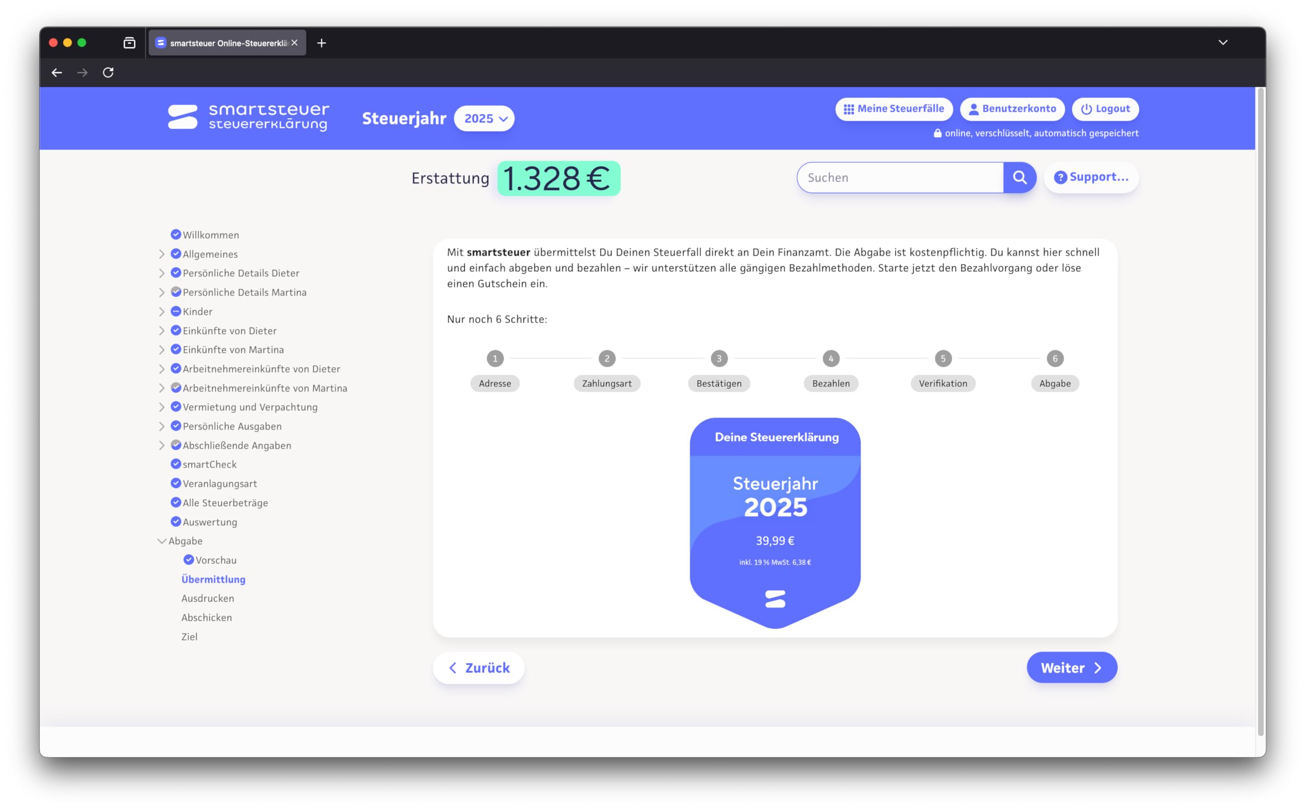 smartsteuer 2026 - Steuersoftware für das Jahr 2025 | Inklusive 5 Abgaben | Für Arbeitnehmer, Rentner & Selbständige | Inklusive betrieblicher Steuererklärungen | Aktivierungscode per Email