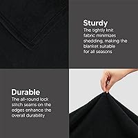 Vista 95 de Utopia Bedding - Manta de vellón de lujo, mullida, antiestática; manta de suave microfibra de 8.8 oz/yd² (300 g/m²) para cama; tamaño individual