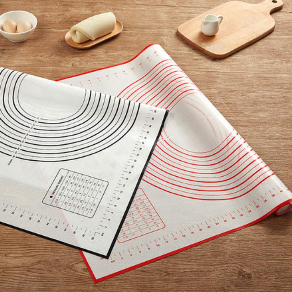 Dough Bakery Cake Silicon mat, pies and pizza, including an illustrated graphic (Black)