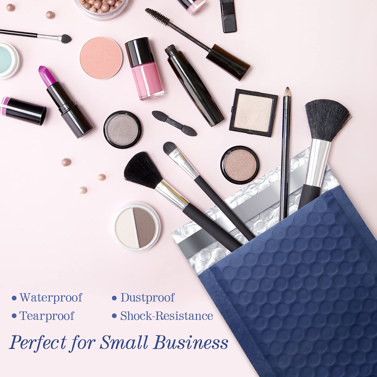 Buy TOMVYTER Poly Bubble Mailers 4x8 Padded Envelopes 000 50pcs, Self