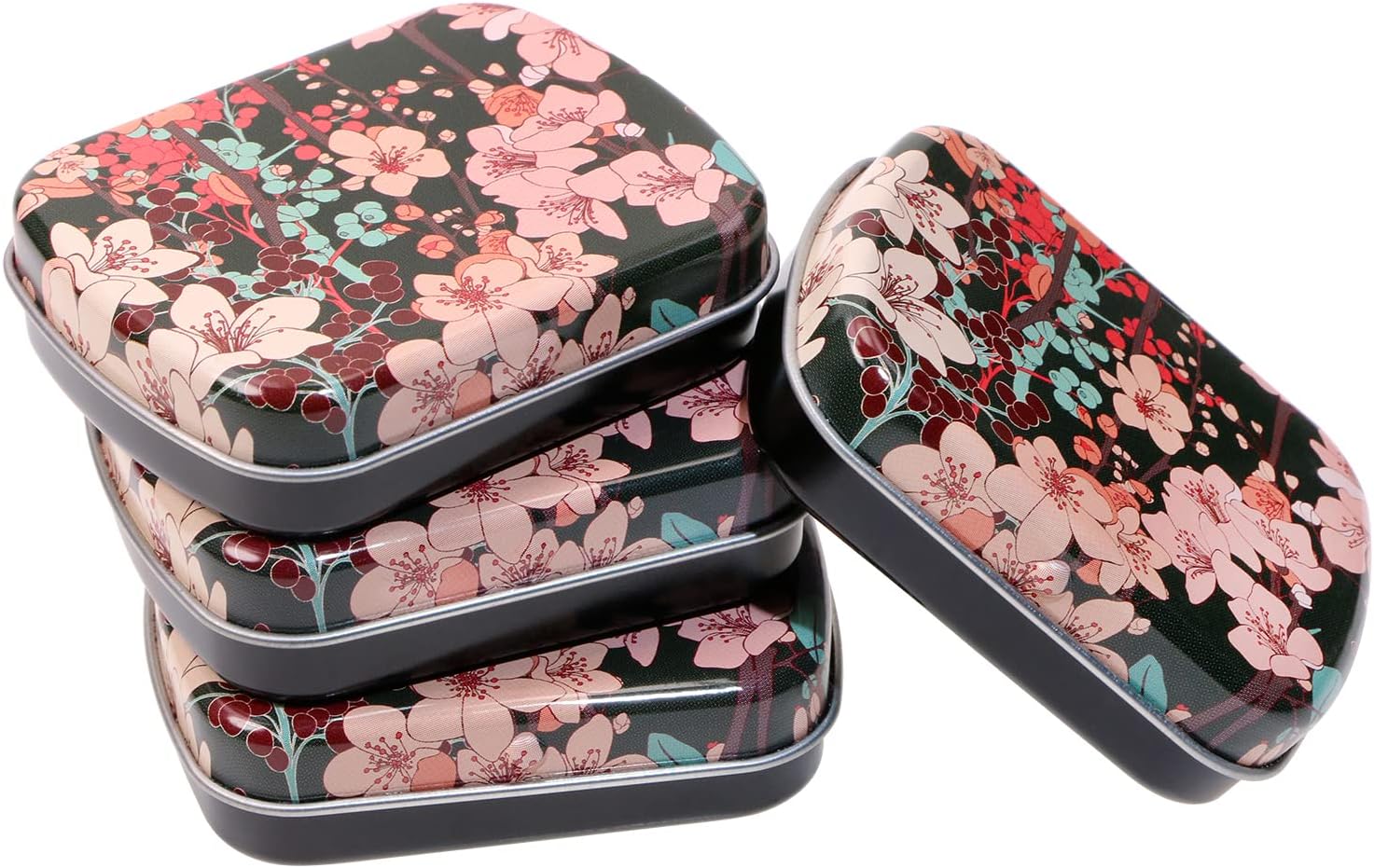 Amazon.com: Tighall 8pcs Metal Box with Lid Tin Box Container Storage ...