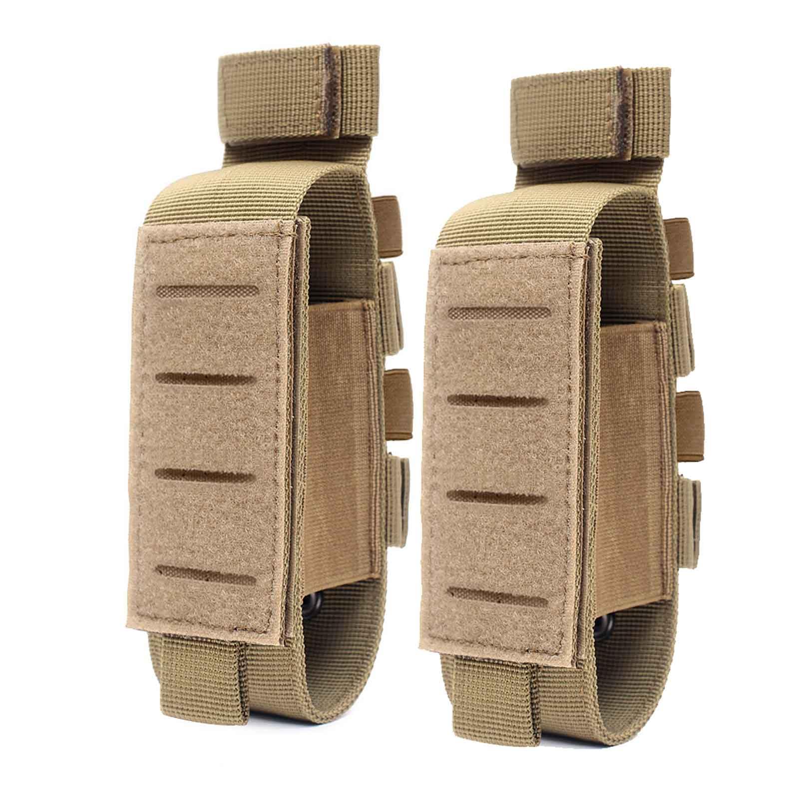 Upgrade 2 Pack 1000D Laser Cut Tactical Molle TQ Tourniquet Pouch & Trauma Medical Shear Holder Duty Belt Loop EMT EMS