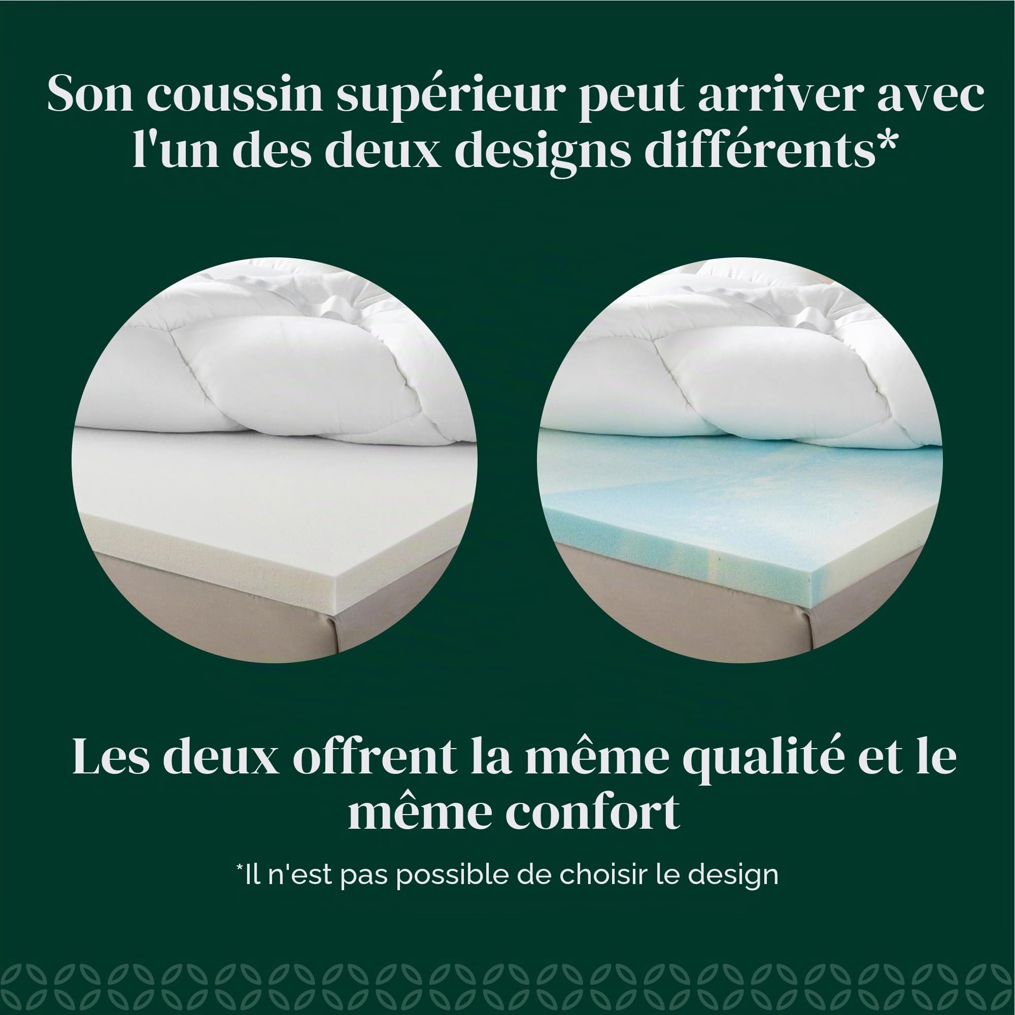 Zinus Surmatelas en Mousse à mémoire de Forme 135 x 190 cm, épaisseur 10 cm, Design à cellules Ouvertes, Respirant et Doux, fermeté Moyenne, pour améliorer Le Repos et Le Confort, certifié Oeko-Tex