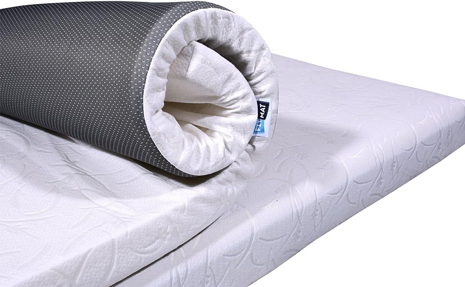 - FITMAT Memory Foam Mattress Topper (60" X 72" X 02", White) Orthopedic Mattress Topper with High Density Memory Foam Premium for Proper Back Support | Super Soft Mattress Padding for Back