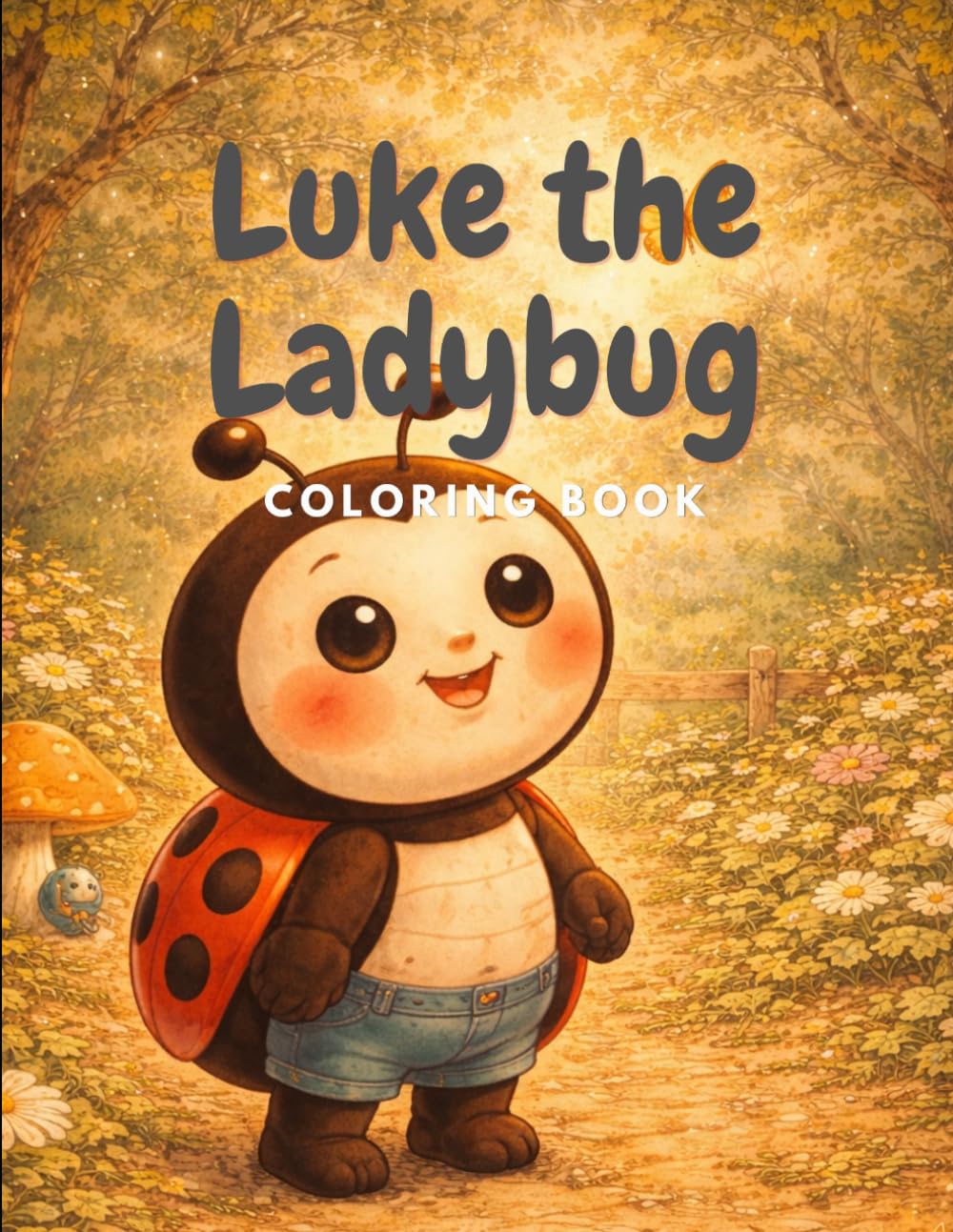 Luke the Ladybug Coloring Book: Fun, Kindness & Garden Adventures