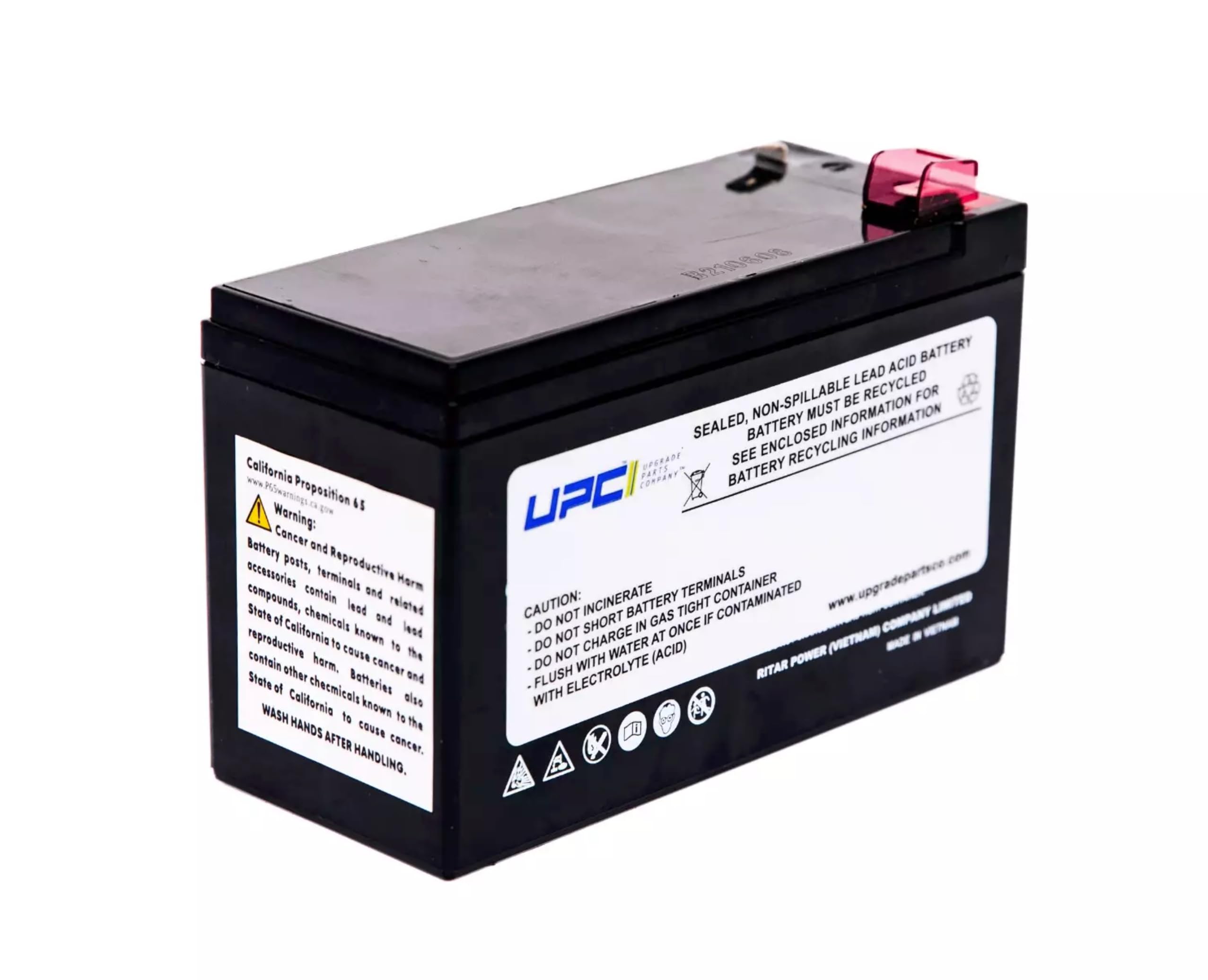 APCRBC154-UPC UPC Compatible Replacement Battery for APCRBC154, UPS Battery Backup 600VA: BE600M1, BN650M1, BN675M1, BE670M1 by Upgrade Parts Company