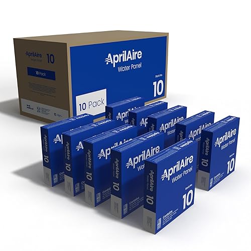 Aprilaire - Paneles de agua de reemplazo para humidificadores de casa completa para modelos Aprilaire 110, 220, 500, 500a, 500m, 550, 558, 10 Aprilaire - Paneles de agua de reemplazo para humidificadores de casa completa para modelos Aprilaire 110, 220, 500, 500a, 500m, 550, 558, 10