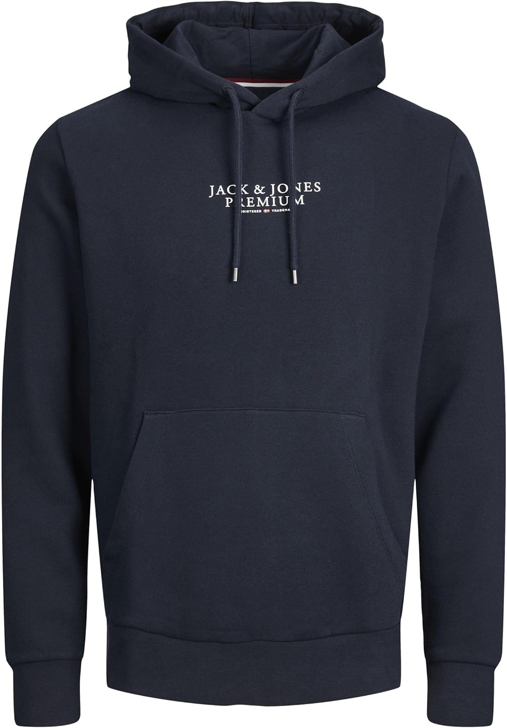JACK & JONES Capuchontrui met capuchon en, Navy Blazer/Print