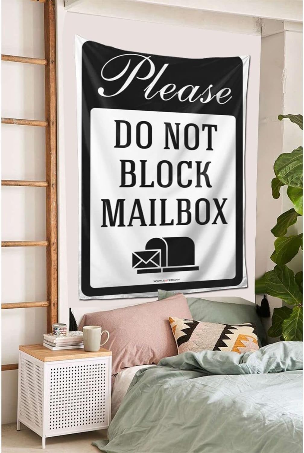 Sports Bar Decor Please Do Not Block Mailbox Tapestry Bar Decor For Home Bar Decor For Home(100X150CM)